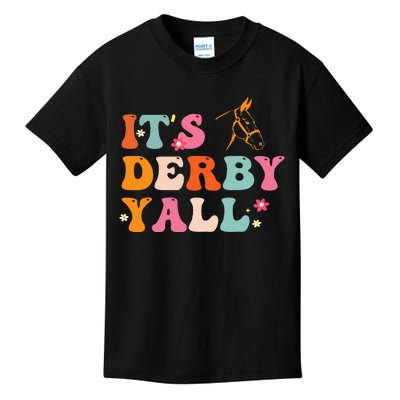 Funny Horse Racing ItS Derby Yall Kids T-Shirt