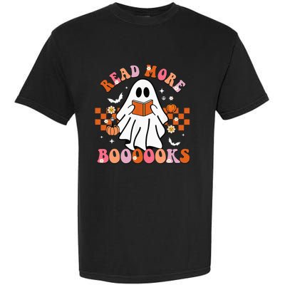 Funny Halloween Read More Books Cute Boo read a book Garment-Dyed Heavyweight T-Shirt