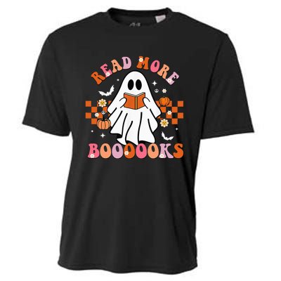 Funny Halloween Read More Books Cute Boo read a book Cooling Performance Crew T-Shirt