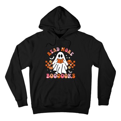 Funny Halloween Read More Books Cute Boo read a book Hoodie