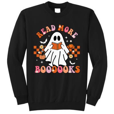 Funny Halloween Read More Books Cute Boo read a book Sweatshirt