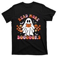 Funny Halloween Read More Books Cute Boo read a book T-Shirt