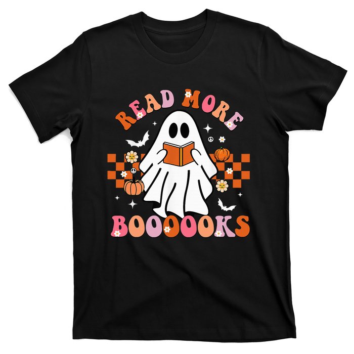 Funny Halloween Read More Books Cute Boo read a book T-Shirt