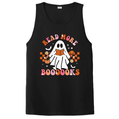 Funny Halloween Read More Books Cute Boo read a book PosiCharge Competitor Tank