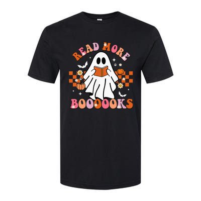 Funny Halloween Read More Books Cute Boo read a book Softstyle CVC T-Shirt