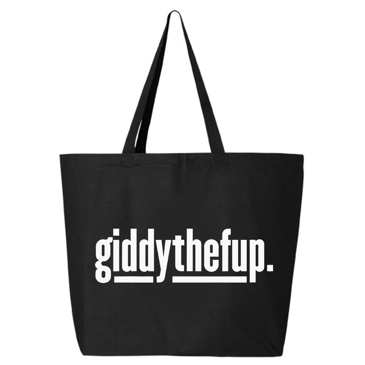 Funny Horse Racing Vintage Giddythefup KY Derby Horse 25L Jumbo Tote