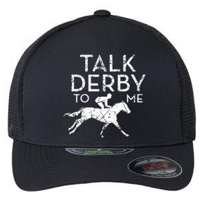 Funny Horse Racing Derby Race Owner Lover Flexfit Unipanel Trucker Cap