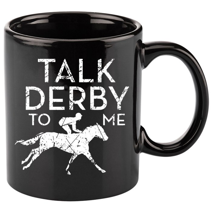 Funny Horse Racing Derby Race Owner Lover 11oz C Handle Ceramic Mug