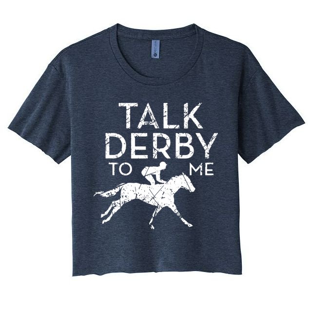 Funny Horse Racing Derby Race Owner Lover Crop Top
