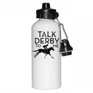 Funny Horse Racing Derby Race Owner Lover Aluminum Water Bottle