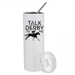 Funny Horse Racing Derby Race Owner Lover Stainless Steel Tumbler