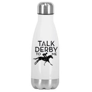 Funny Horse Racing Derby Race Owner Lover Stainless Steel Insulated Water Bottle