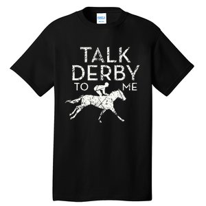 Funny Horse Racing Derby Race Owner Lover Tall T-Shirt