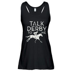 Funny Horse Racing Derby Race Owner Lover Ladies Essential Flowy Tank