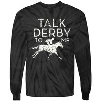 Funny Horse Racing Derby Race Owner Lover Tie-Dye Long Sleeve Shirt