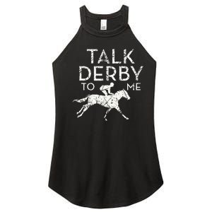 Funny Horse Racing Derby Race Owner Lover Women's Perfect Tri Rocker Tank