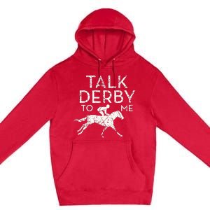 Funny Horse Racing Derby Race Owner Lover Premium Pullover Hoodie