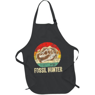Fossil Hunter Retro Paleontologist Paleontology Apron