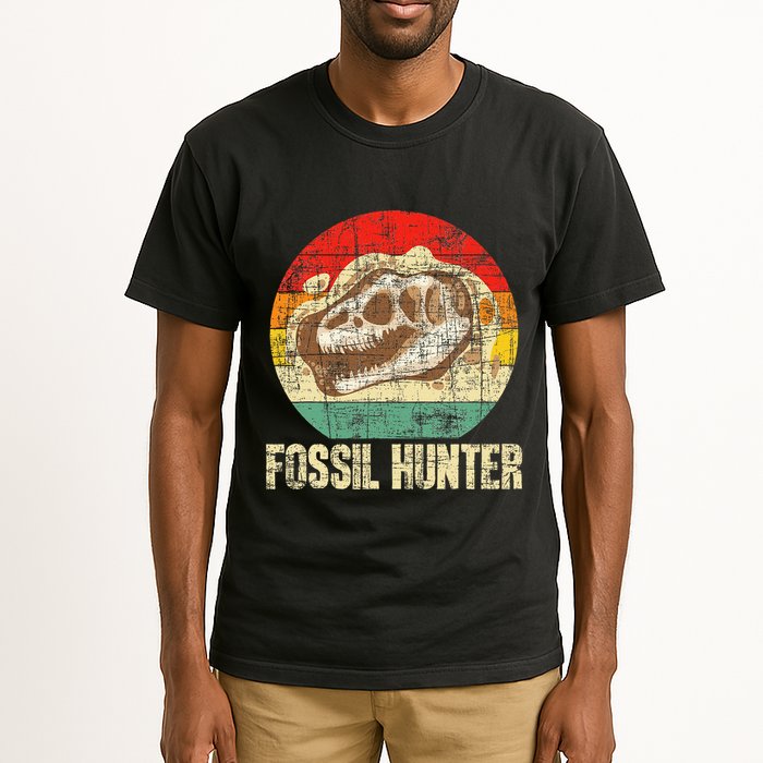 Fossil Hunter Retro Paleontologist Paleontology Tall T-Shirt