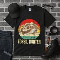 Fossil Hunter Retro Paleontologist Paleontology Tall T-Shirt