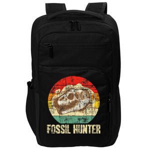 Fossil Hunter Retro Paleontologist Paleontology Impact Tech Backpack