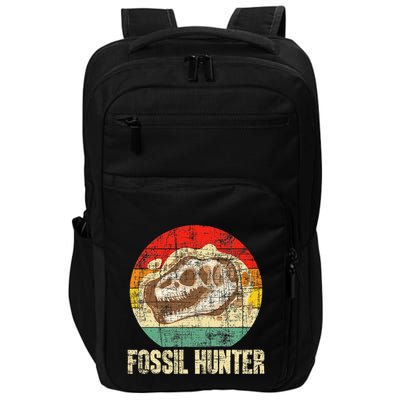 Fossil Hunter Retro Paleontologist Paleontology Impact Tech Backpack