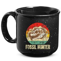Fossil Hunter Retro Paleontologist Paleontology 15oz Campfire Ceramic Mug