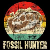 Fossil Hunter Retro Paleontologist Paleontology 16 in Basic Backpack