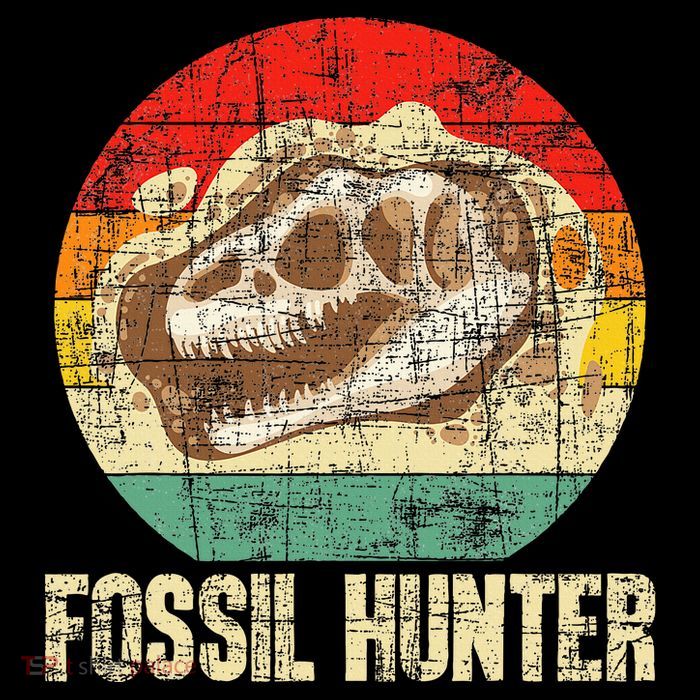 Fossil Hunter Retro Paleontologist Paleontology Youth Performance Sprint T-Shirt