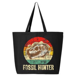 Fossil Hunter Retro Paleontologist Paleontology 25L Jumbo Tote