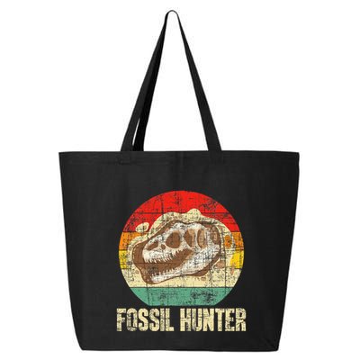 Fossil Hunter Retro Paleontologist Paleontology 25L Jumbo Tote