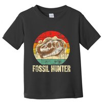 Fossil Hunter Retro Paleontologist Paleontology Toddler T-Shirt
