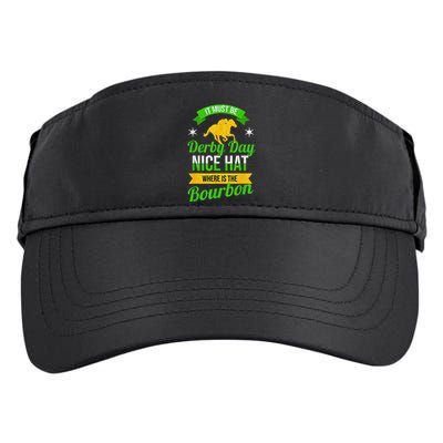 Funny Horse Racing It Must Be Derby Day Ky Derby Horse Adult Drive Performance Visor
