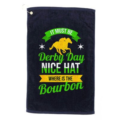 Funny Horse Racing It Must Be Derby Day Ky Derby Horse Golf Towel