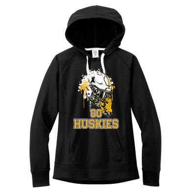 Florence Huskies Rising Helmet Go! Women's Fleece Hoodie