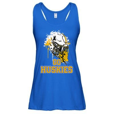 Florence Huskies Rising Helmet Go! Ladies Essential Flowy Tank