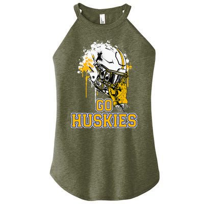 Florence Huskies Rising Helmet Go! Women's Perfect Tri Rocker Tank