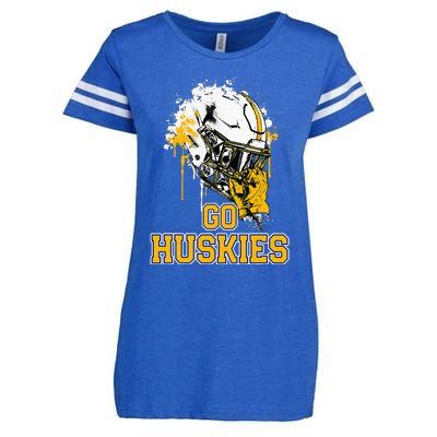 Florence Huskies Rising Helmet Go! Enza Ladies Jersey Football T-Shirt