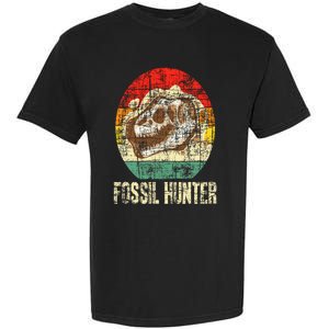 Fossil Hunter Retro Paleontologist Paleontology Garment-Dyed Heavyweight T-Shirt