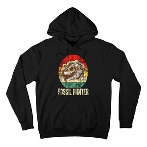 Fossil Hunter Retro Paleontologist Paleontology Hoodie