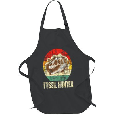 Fossil Hunter Retro Paleontologist Paleontology Apron