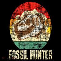 Fossil Hunter Retro Paleontologist Paleontology City Backpack
