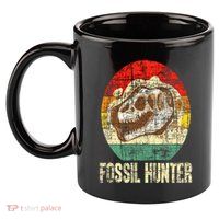 Fossil Hunter Retro Paleontologist Paleontology 11oz C Handle Ceramic Mug