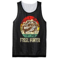 Fossil Hunter Retro Paleontologist Paleontology Mesh Reversible Basketball Jersey Tank