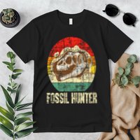 Fossil Hunter Retro Paleontologist Paleontology Premium T-Shirt
