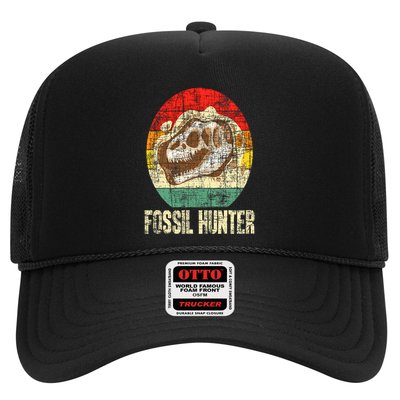 Fossil Hunter Retro Paleontologist Paleontology Trucker Hat