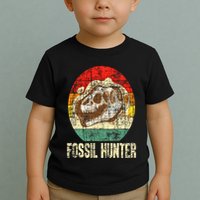 Fossil Hunter Retro Paleontologist Paleontology Toddler T-Shirt