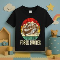 Fossil Hunter Retro Paleontologist Paleontology Toddler T-Shirt