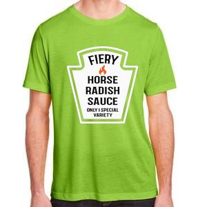 Fiery Horse Radish Sauce Group Condiment Family Matching Adult ChromaSoft Performance T-Shirt