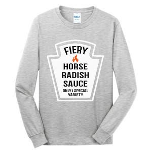 Fiery Horse Radish Sauce Group Condiment Family Matching Tall Long Sleeve T-Shirt